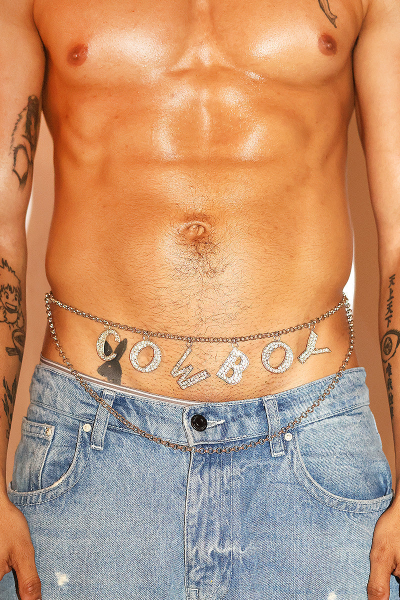 Cowboy Chain Belt - Silver