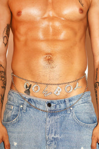 Cowboy Chain Belt - Silver
