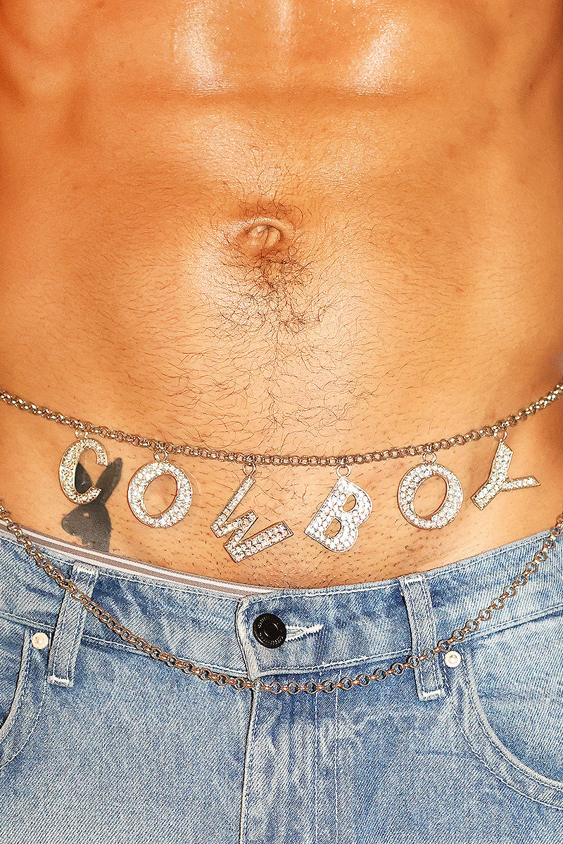 Cowboy Chain Belt - Silver