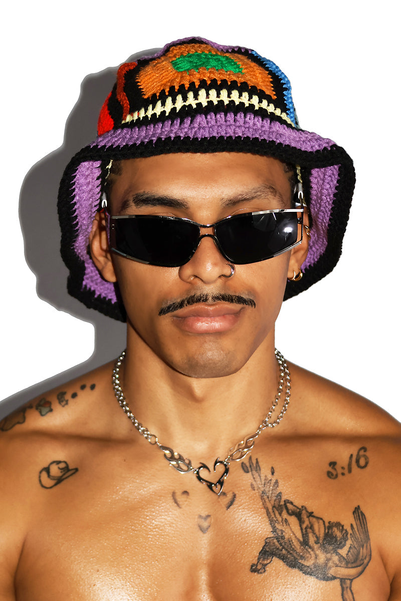 Crochet Bucket Hat - Black – Marek+Richard