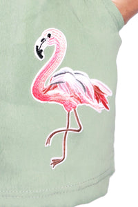 Flamingo Relax Shorts- Sage