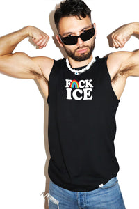 Fuck Ice Sleeveless Tee- Black