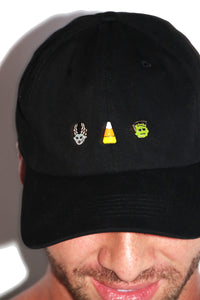 Classic Halloween Enamel Pin Dad Hat -Black