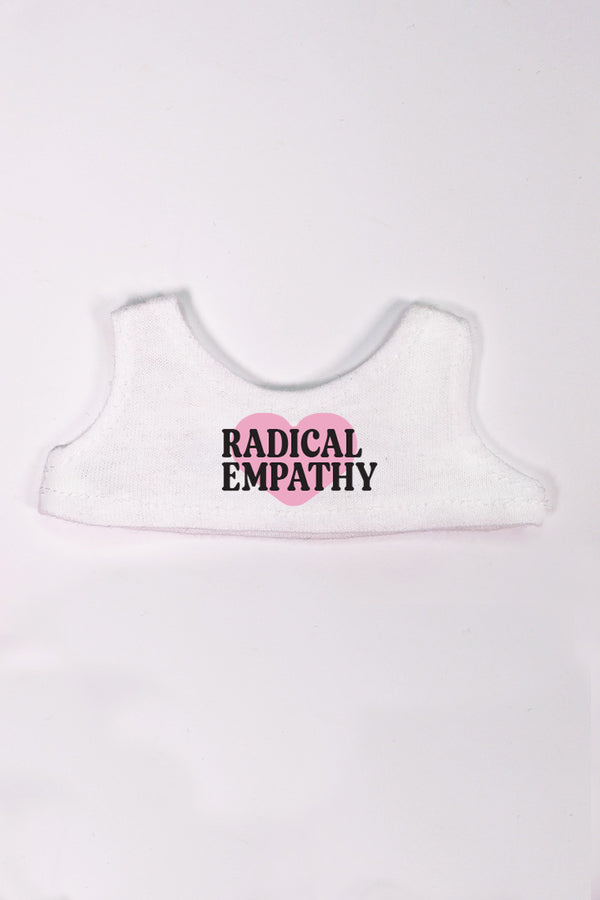 Radical Empathy Monster Doll Crop Tank- White