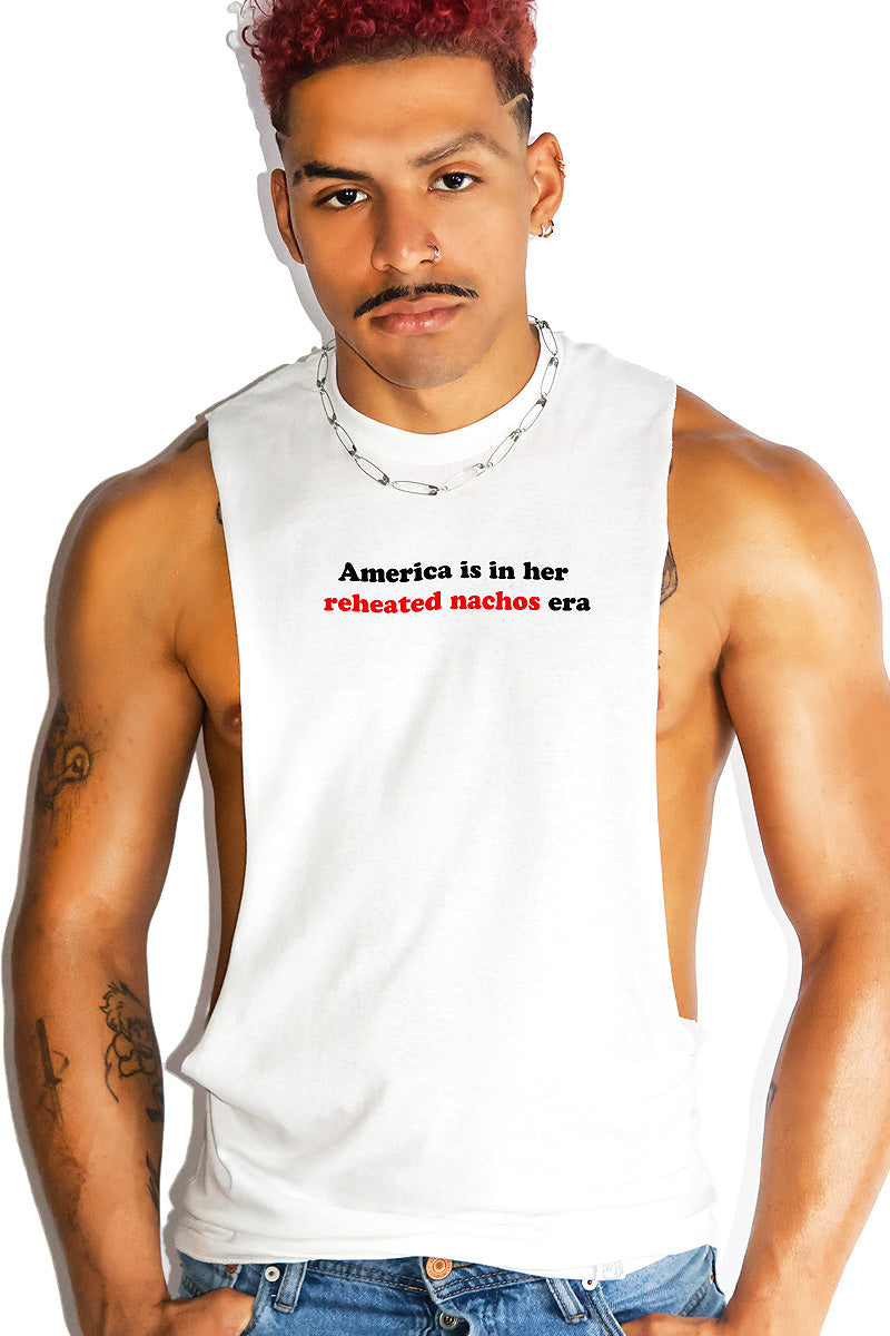 Reheated Nachos Low Arm Shredder Tank-White