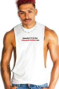 Reheated Nachos Low Arm Shredder Tank-White