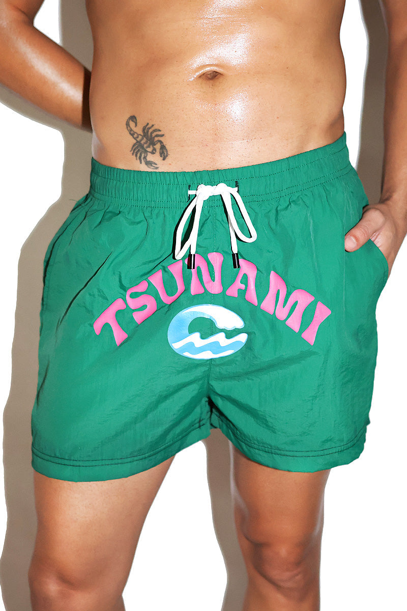 Tsunami Board Shorts-Green