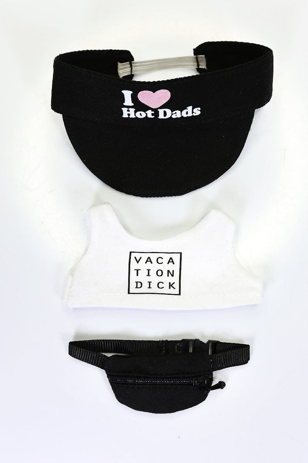 Vacation Dad Monster Doll Full Look Outfit Set