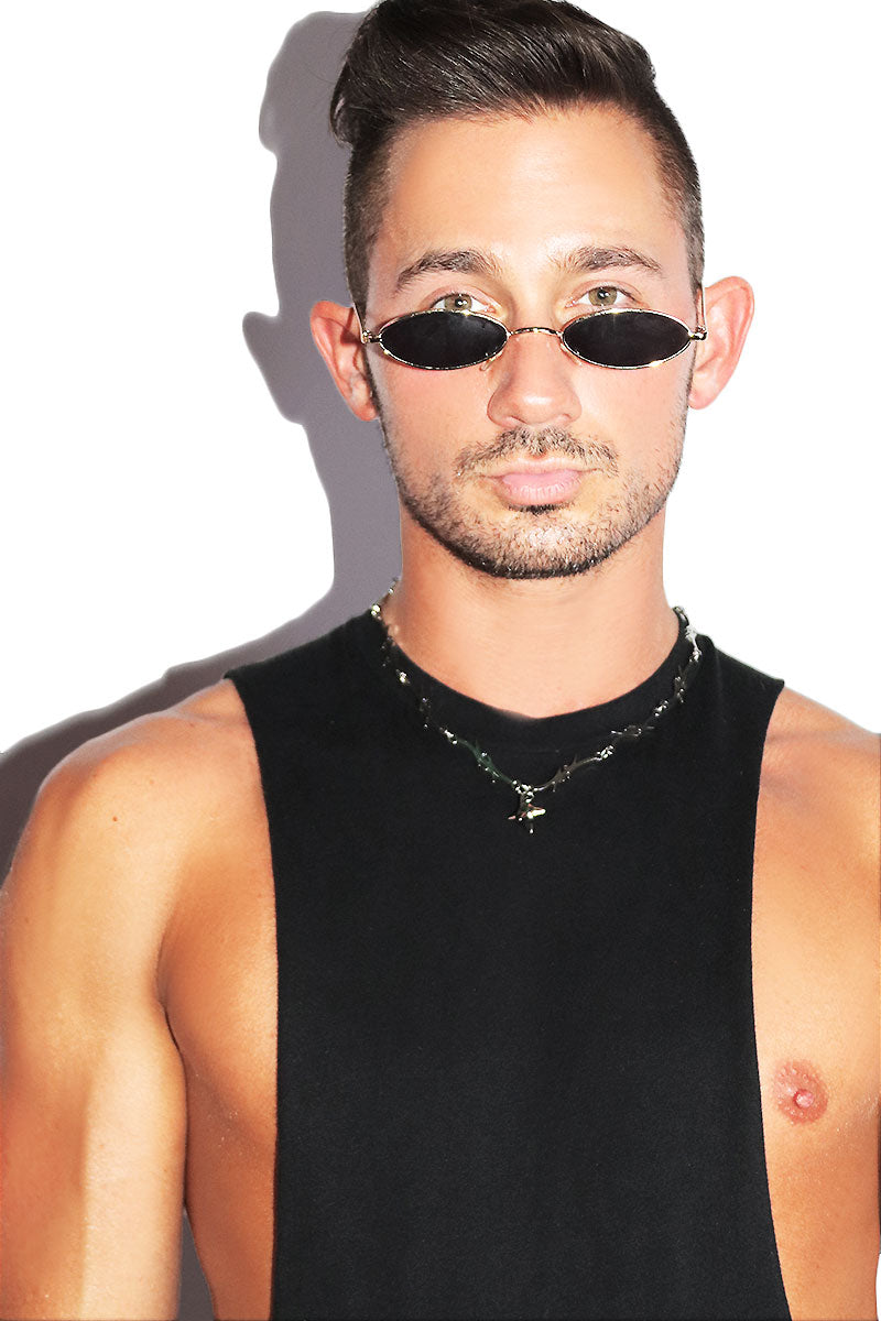 Horned Flames Necklace - Silver