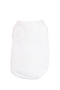 I Love My 2 Daddies Dog Tee- White
