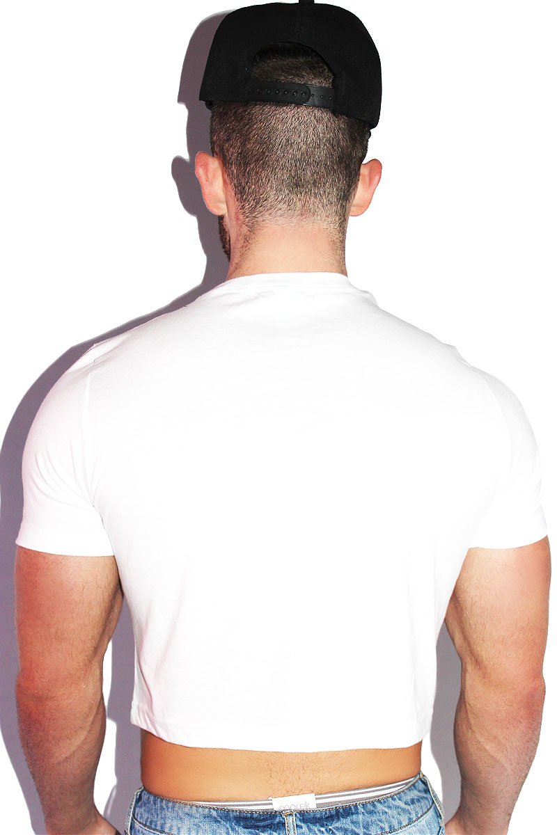 2 Legit 2 Spit Crop Tee- White