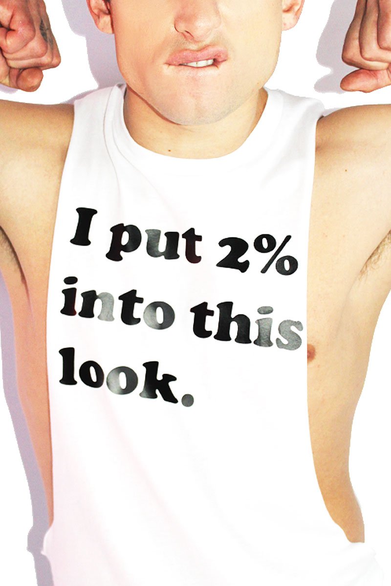 2% Milk Low Arm Shredder Tank- White