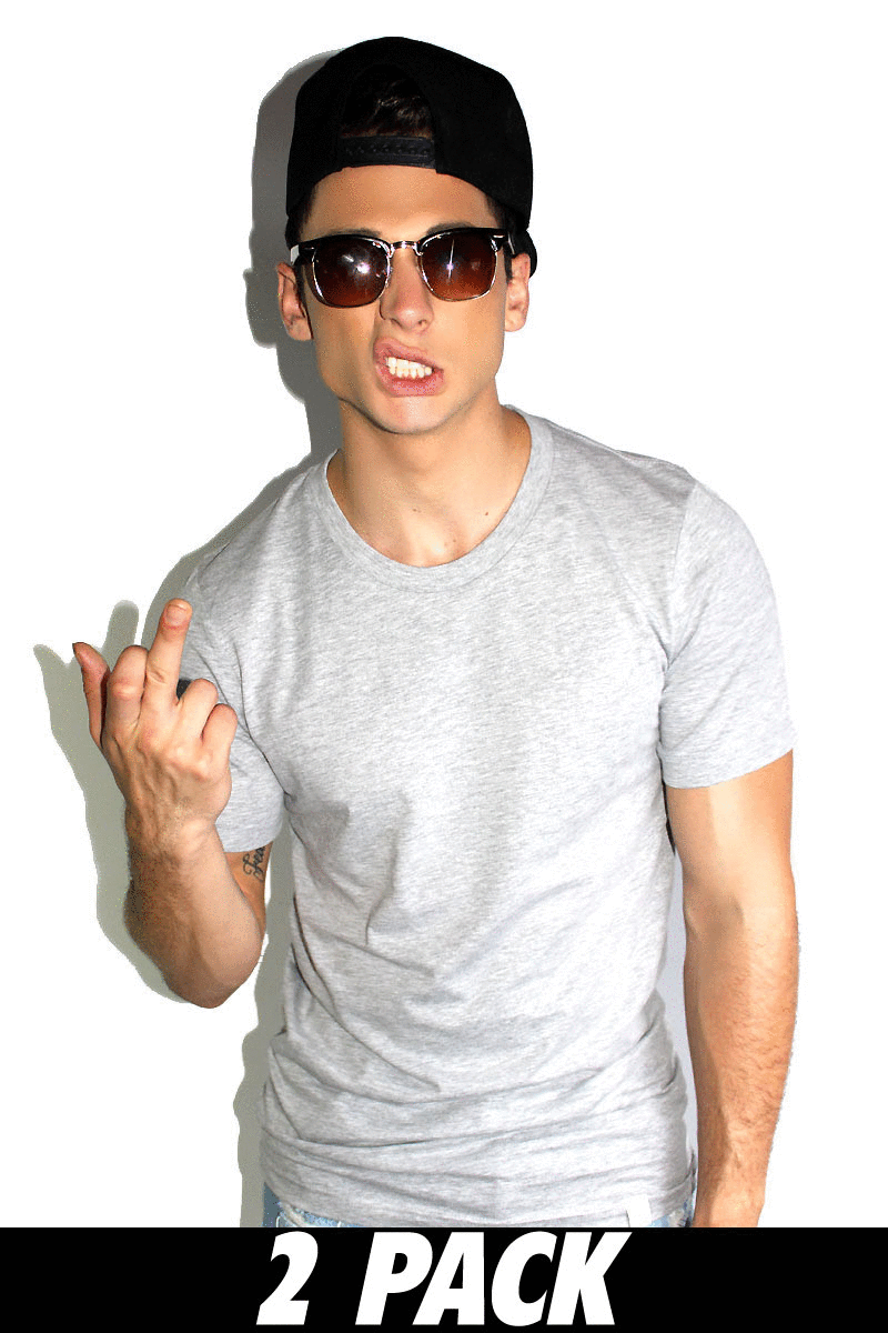 Multipack- Core Crewneck Tees-Natural