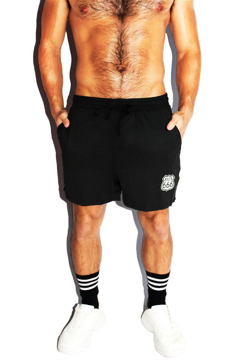 Route 666 Athletic Short-Black