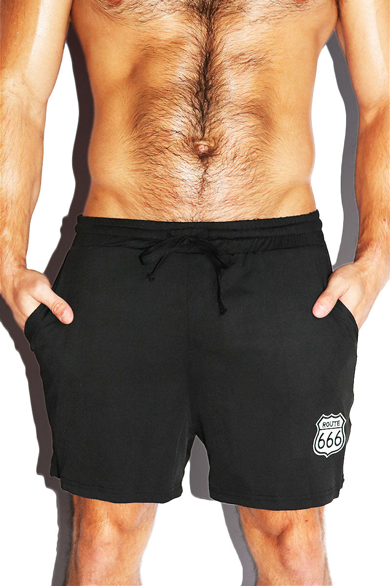 Route 666 Athletic Short-Black