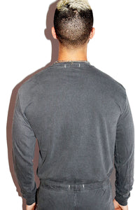 69 Vintage Long Sleeve Tee-Black