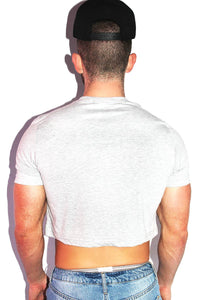 1-800 The Most Crop Tee- Grey