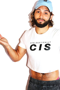 Cis Crop Tee- White