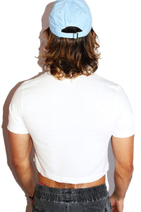 Cis Crop Tee- White