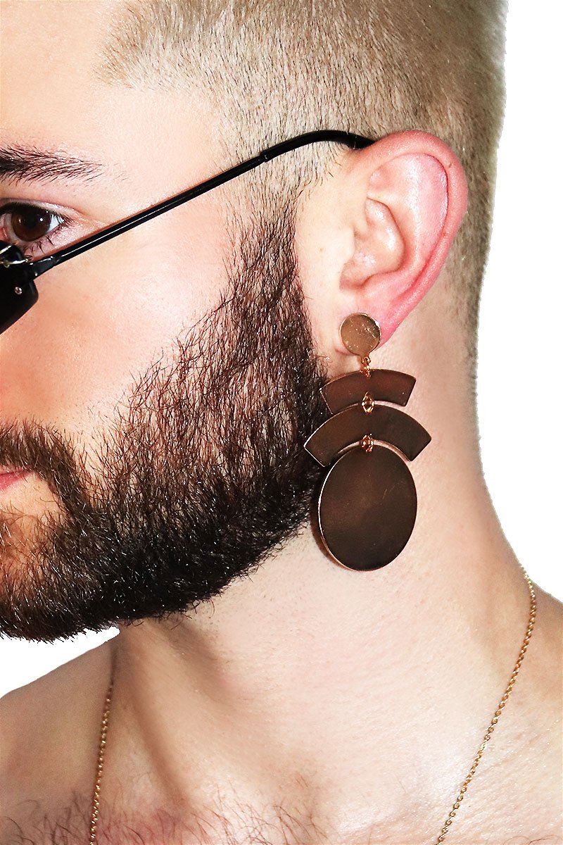 Planetary Single Earring-Gold