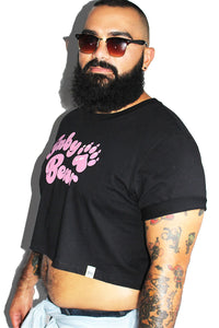 PLUS: Baby Bear Crop Tee - Black