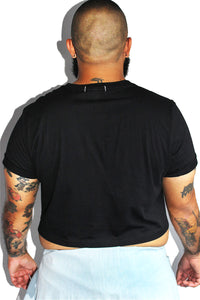PLUS: Baby Bear Crop Tee - Black