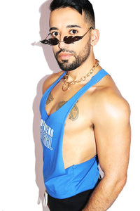 Boyfriend Material String Tank- Royal