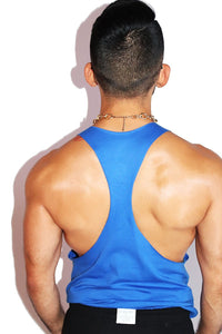 Boyfriend Material String Tank- Royal