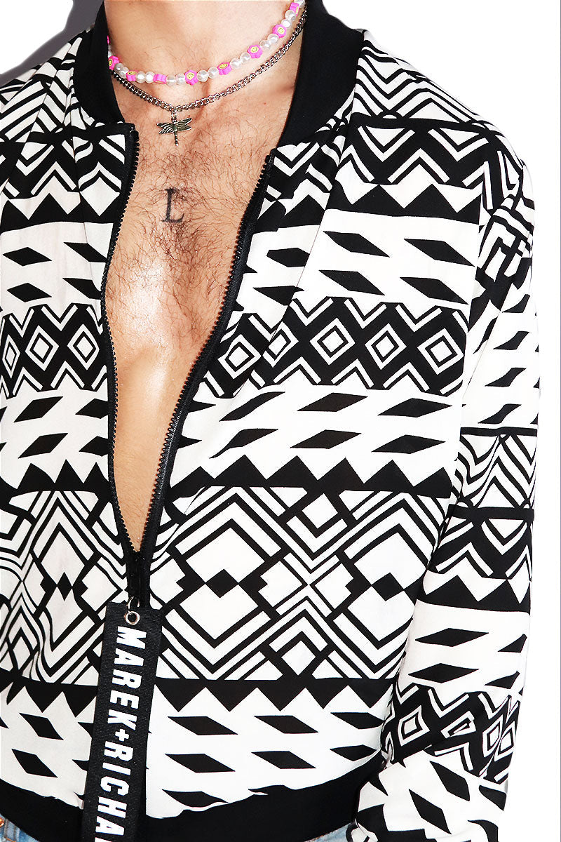 Enchanted Rock Bomber Jacket- Black