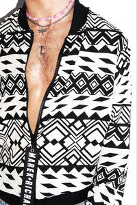 Enchanted Rock Bomber Jacket- Black