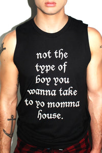 Bad Boy Sleeveless Tee-Black