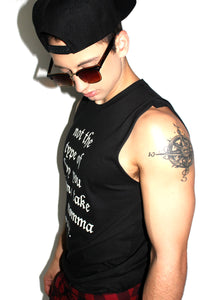 Bad Boy Sleeveless Tee-Black