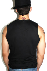 Bad Boy Sleeveless Tee-Black