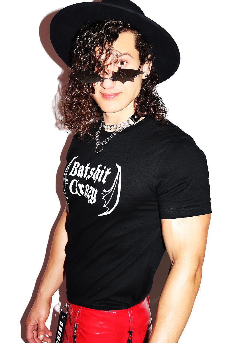 Batshit Crazy Tee-Black