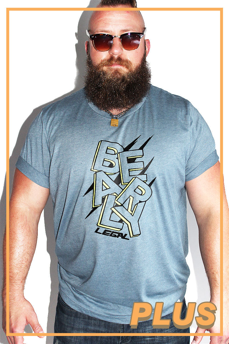 PLUS: Bearly Legal Tee - Blue