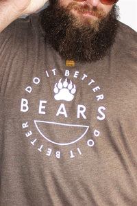 PLUS: Bears Do It Better Sleeveless Tee - Brown