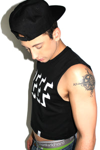 BEEF Crop Tank-Black