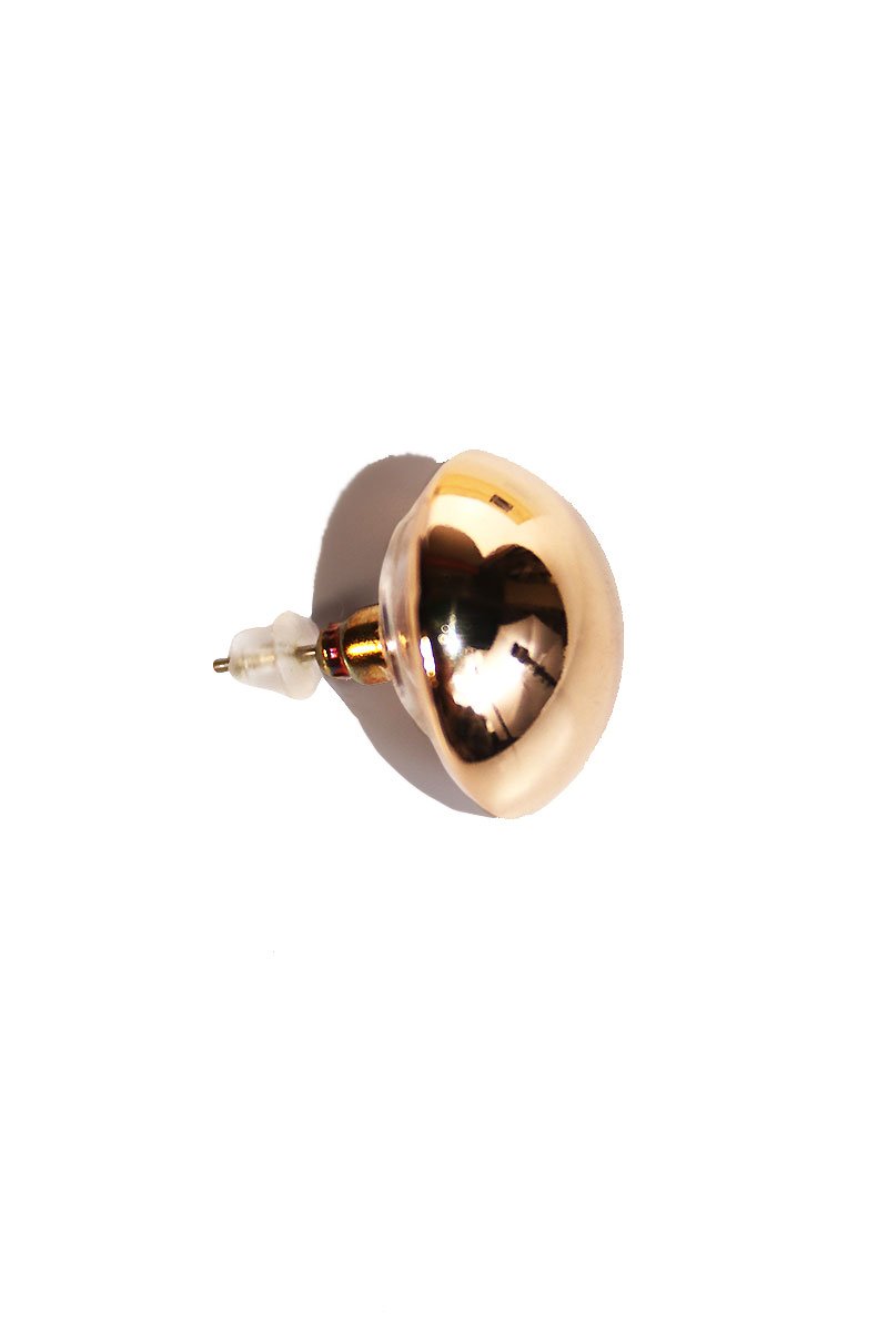 Big Stud Single Earring- Gold