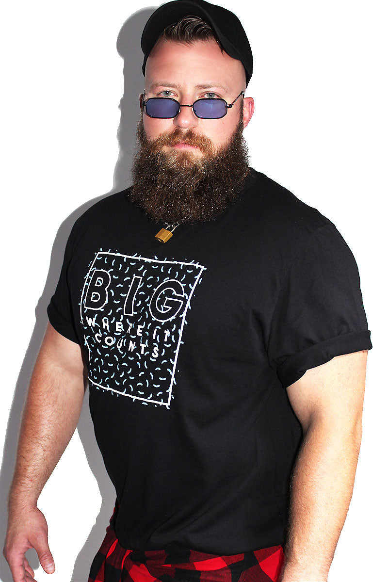 PLUS: Big Where It Counts Tee - Black