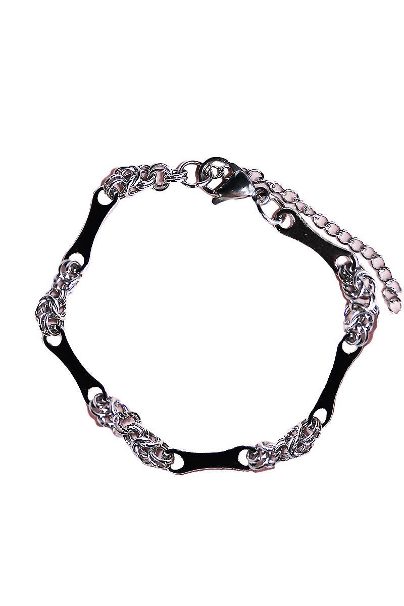 00's Hard chain silva bracelet y2k-