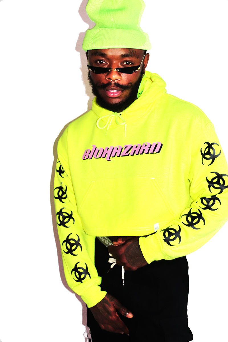 Highlighter on sale yellow hoodie