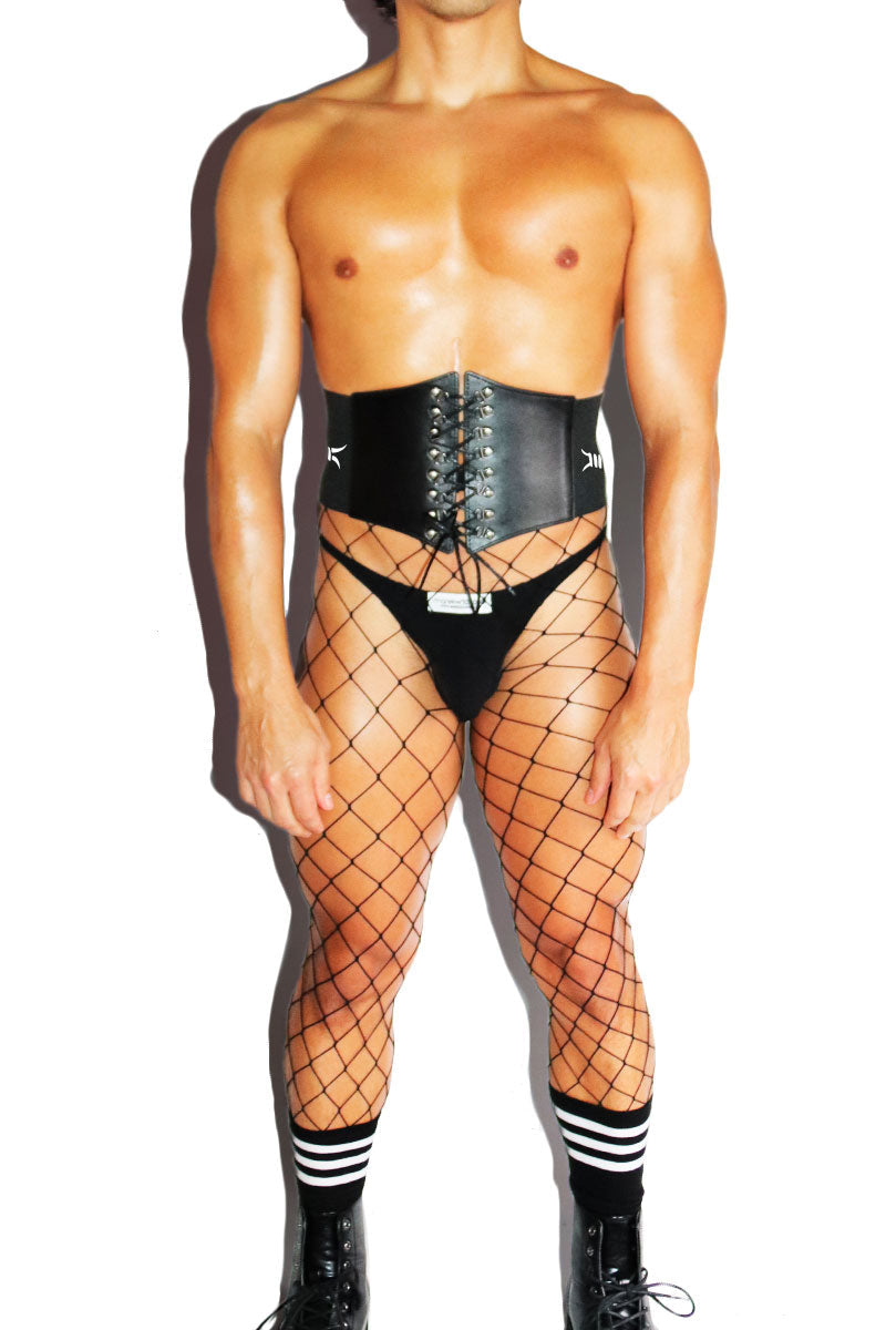 Barb Wire Waist Cincher - Black