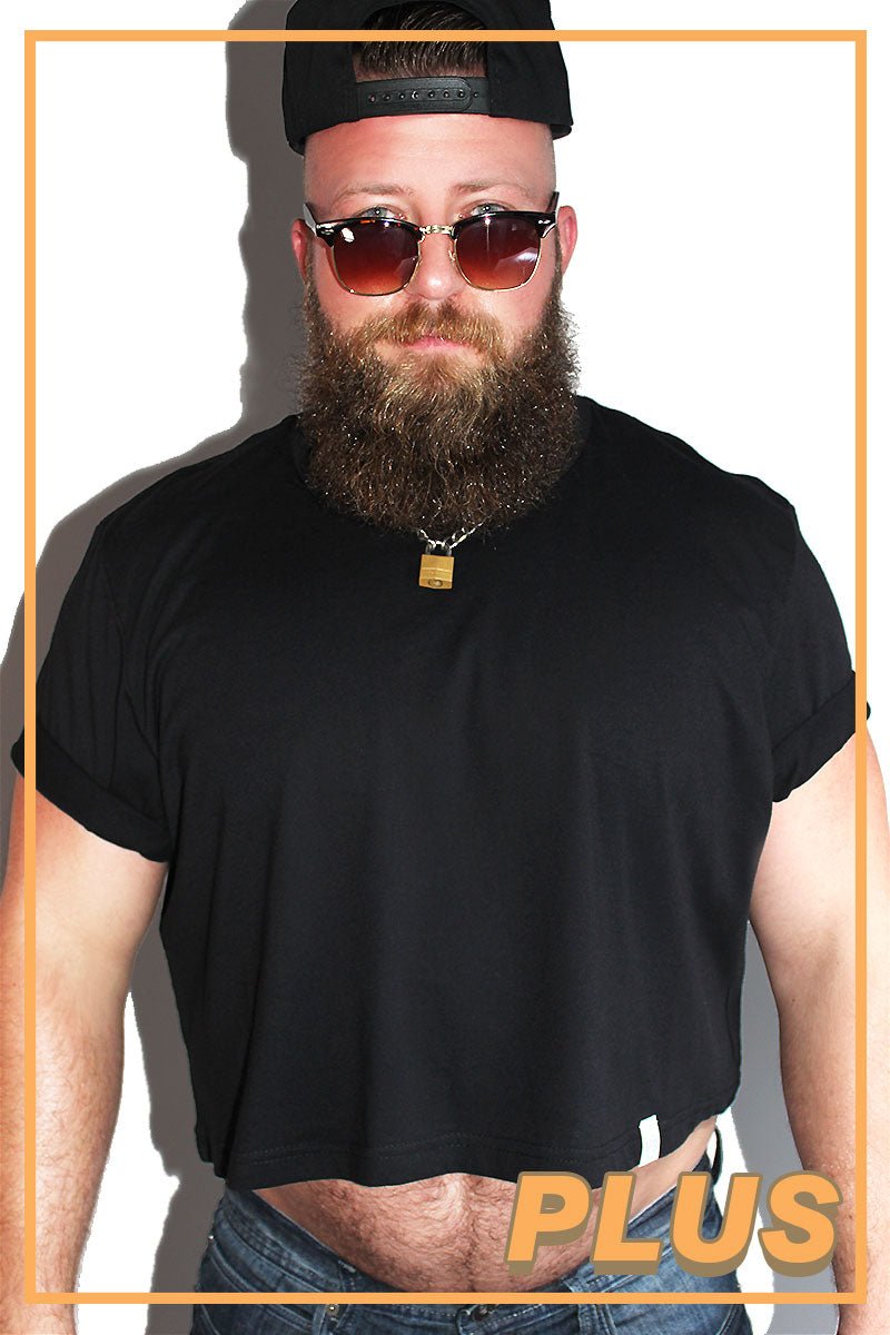 PLUS: Core Crop Tee-Black