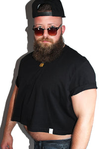 PLUS: Core Crop Tee-Black