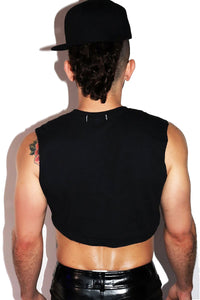 Core Extreme Crop Tank-Black