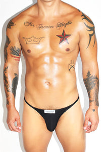 Santa Monica String Thong- Black