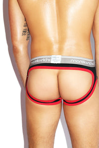 Bow Tie Open Back Brief- Black