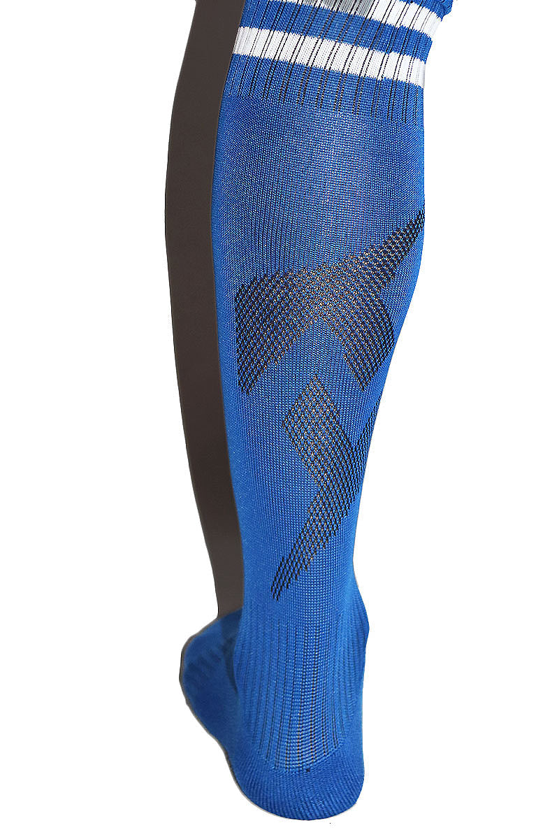 Sport Knee High Socks- Royal Blue