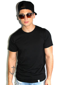 Core Crewneck Tee-Black
