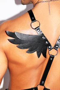 Angel Wings Harness- Black